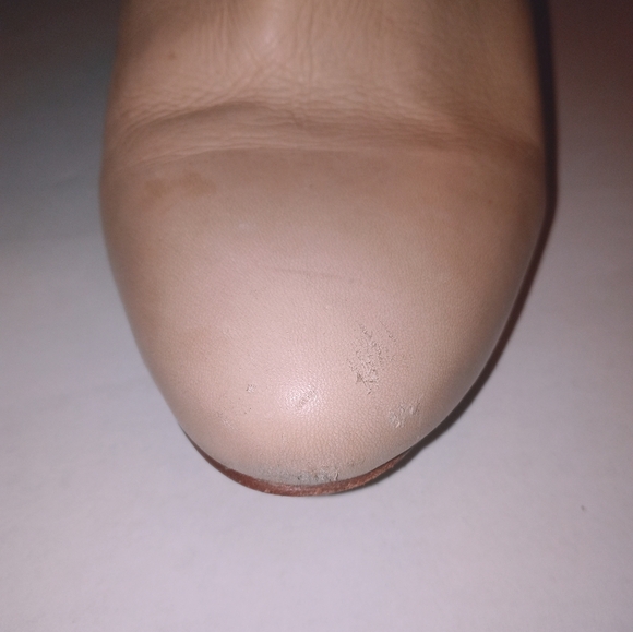 REBECCA MINKOFF women's sz 8.5 VINTAGE CREAM/BEIGE WESTERN STYLE ANKLE - Picture 8 of 10